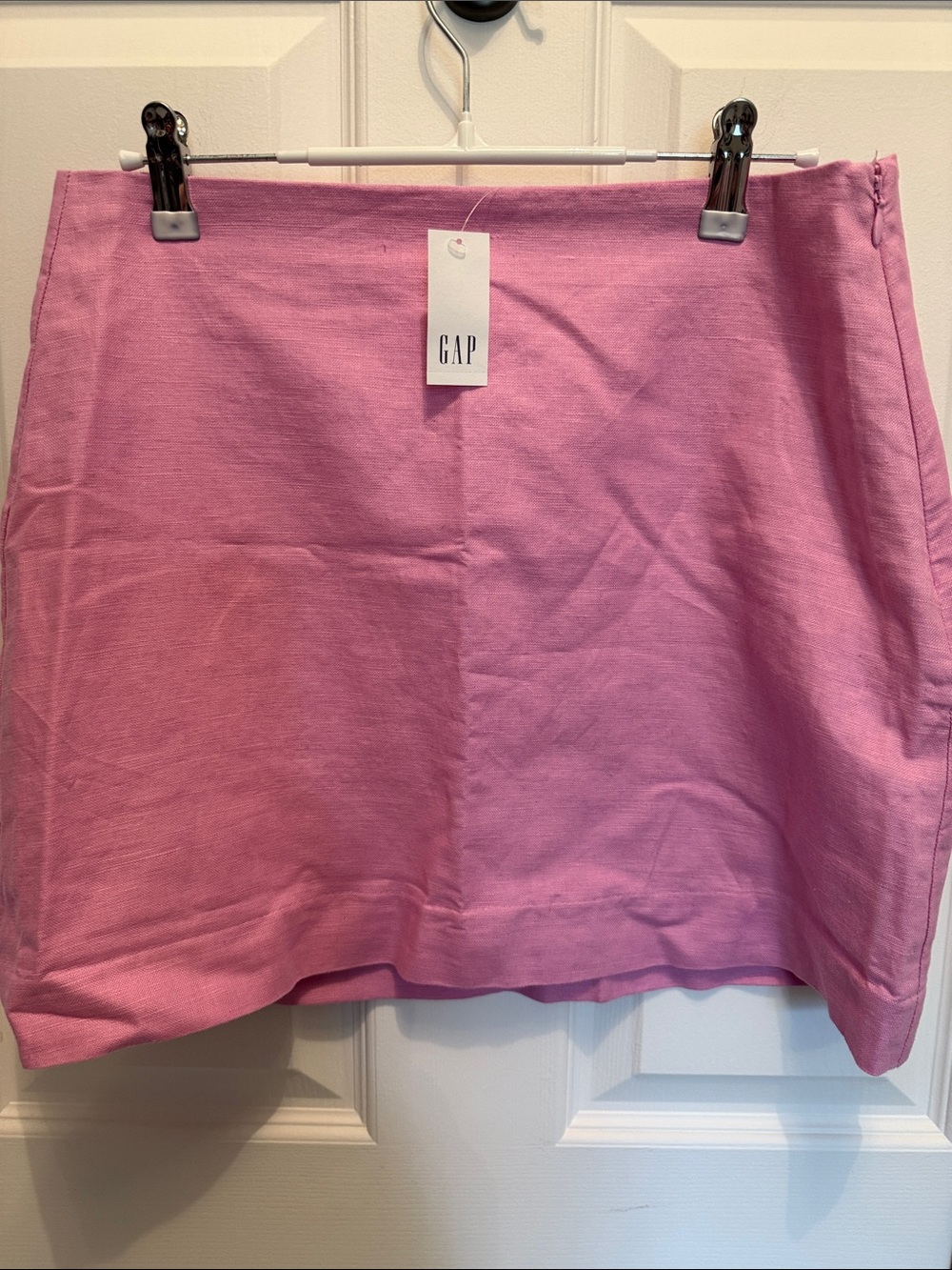 NWT 4P GAP Rose Pink Linen Mini Skirt